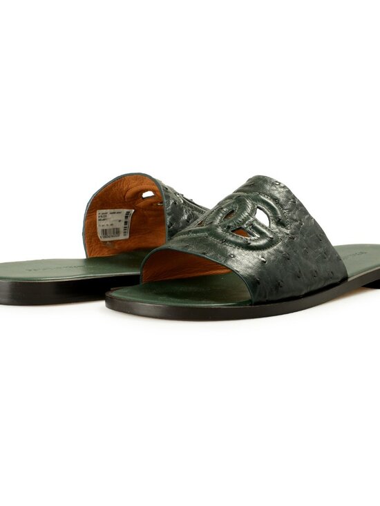 Dolce & Gabbana Men\'s 100% Ostrich Leather Slides Shoes US 11 UK 10 IT 44 main image 8